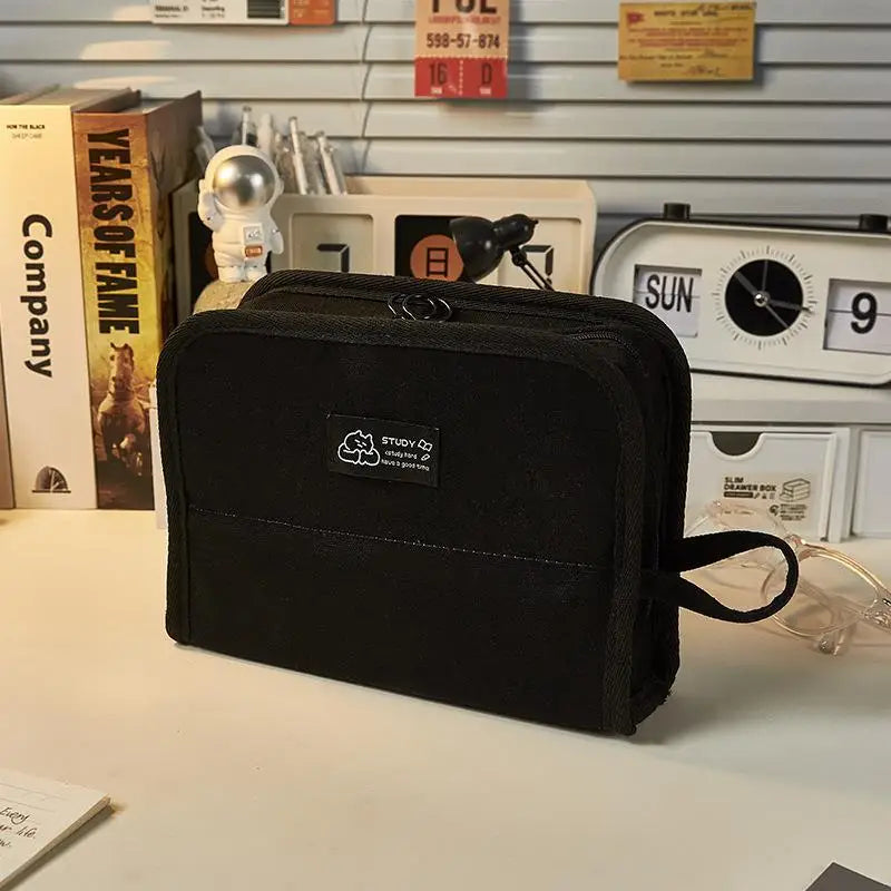 Pencil Case Canvas 1 Compartment Kawaii