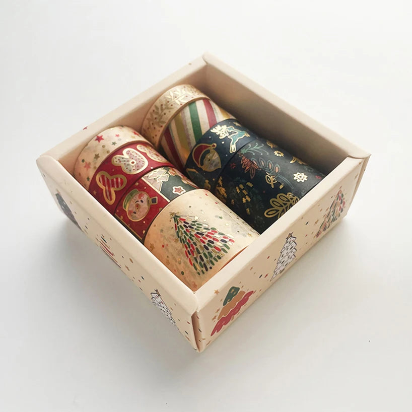 Washi Tape Christmas 6/8 pcs Japanese