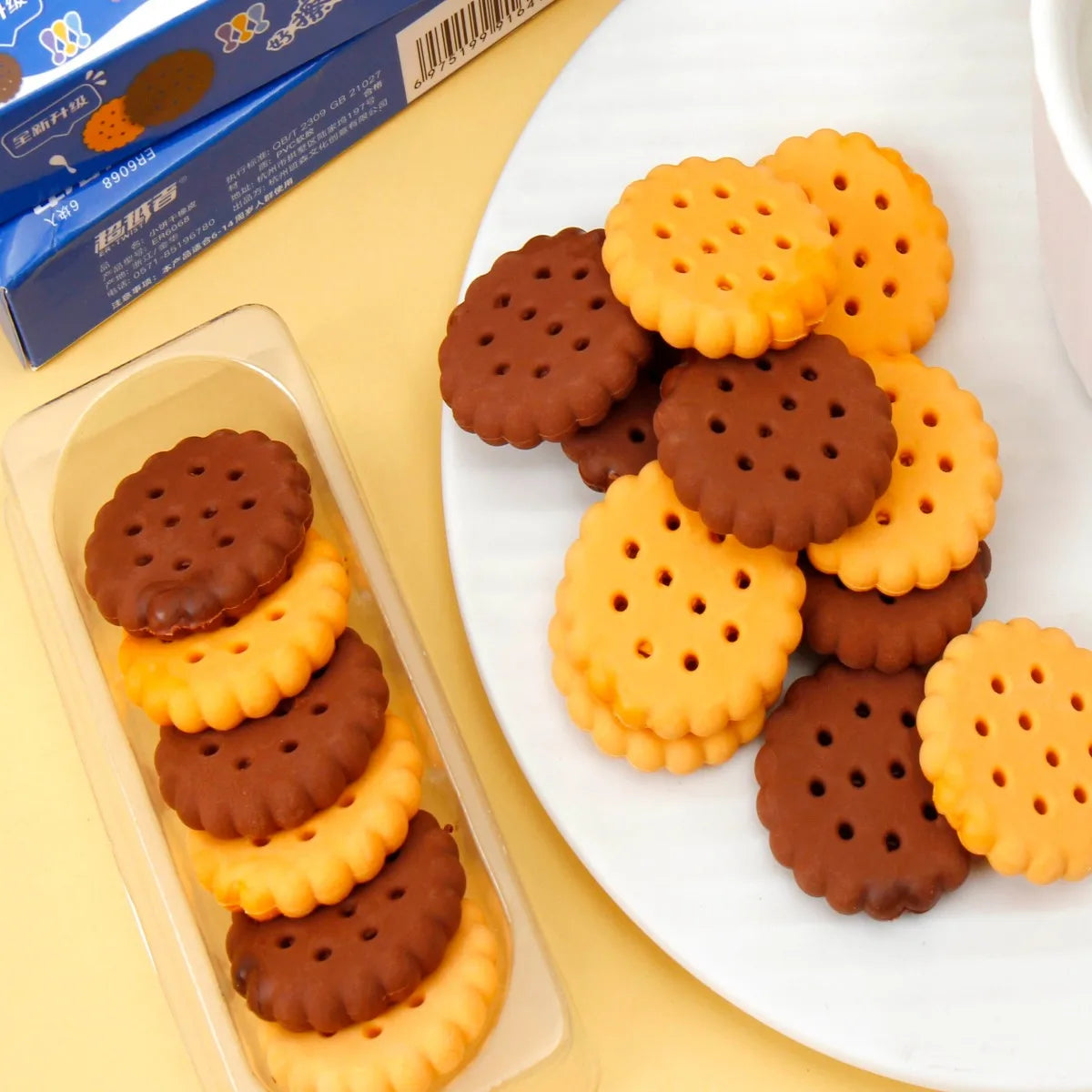 Eraser Cookie 1 box Fun Kawaii Gift