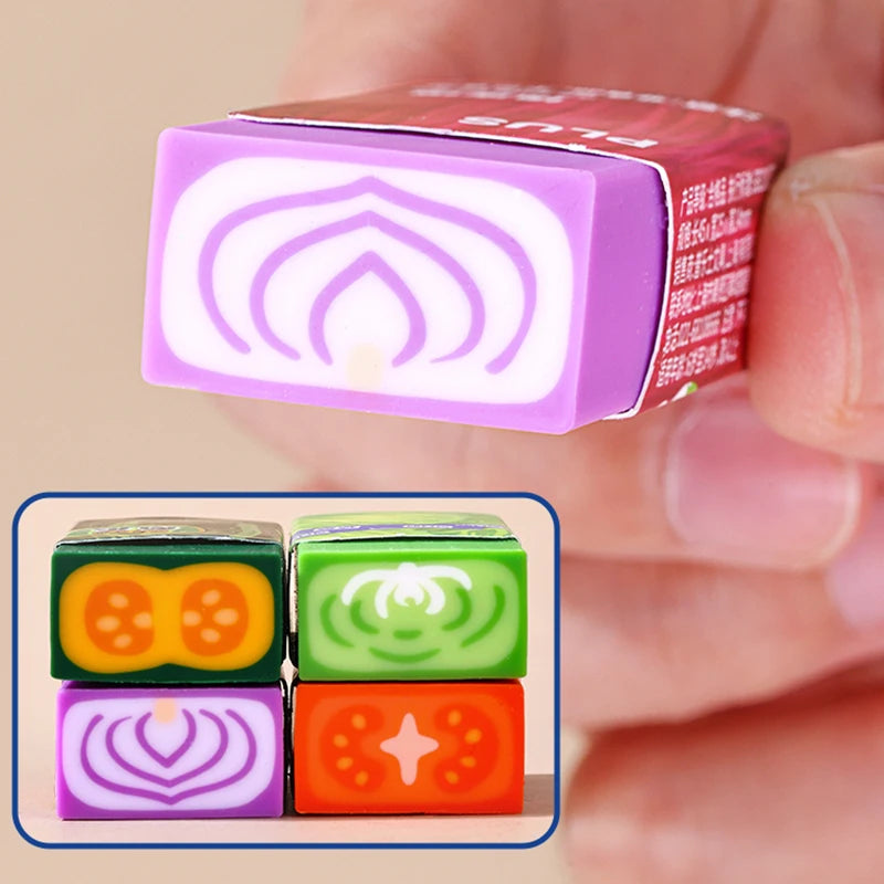 Eraser Vegetable shape 1pc Fun Kawaii