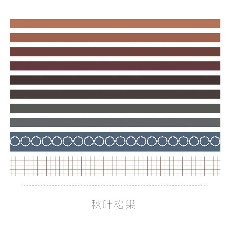 Washi Tape Kawaii 10 rolls Japanese