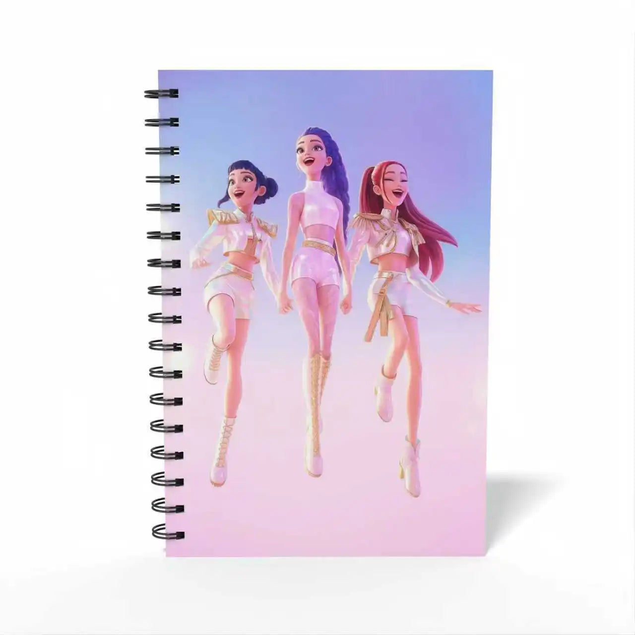 Bentopop notebook with Kpop Demon Hunters characters on a gradient background
