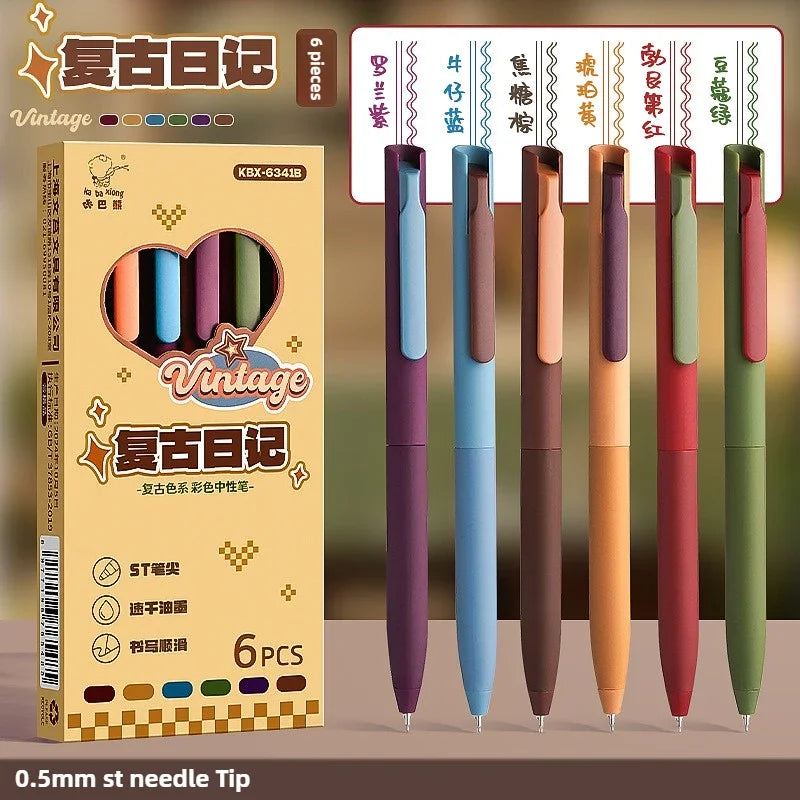 Gel Pen Set 0.5 mm 5 pcs Kawaii colours