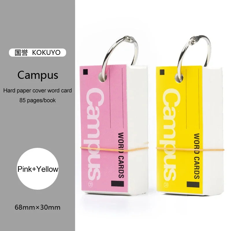 KOKUYO Campus Notebook Hard Paper Memory Card Portable 2pcs