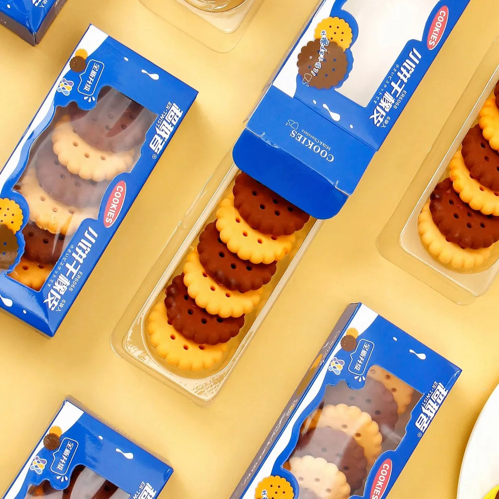 Eraser Cookie 1 box Fun Kawaii Gift