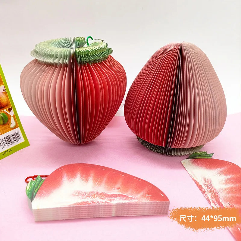 Sticky Notepads 125 Sheets Fruits Kawaii