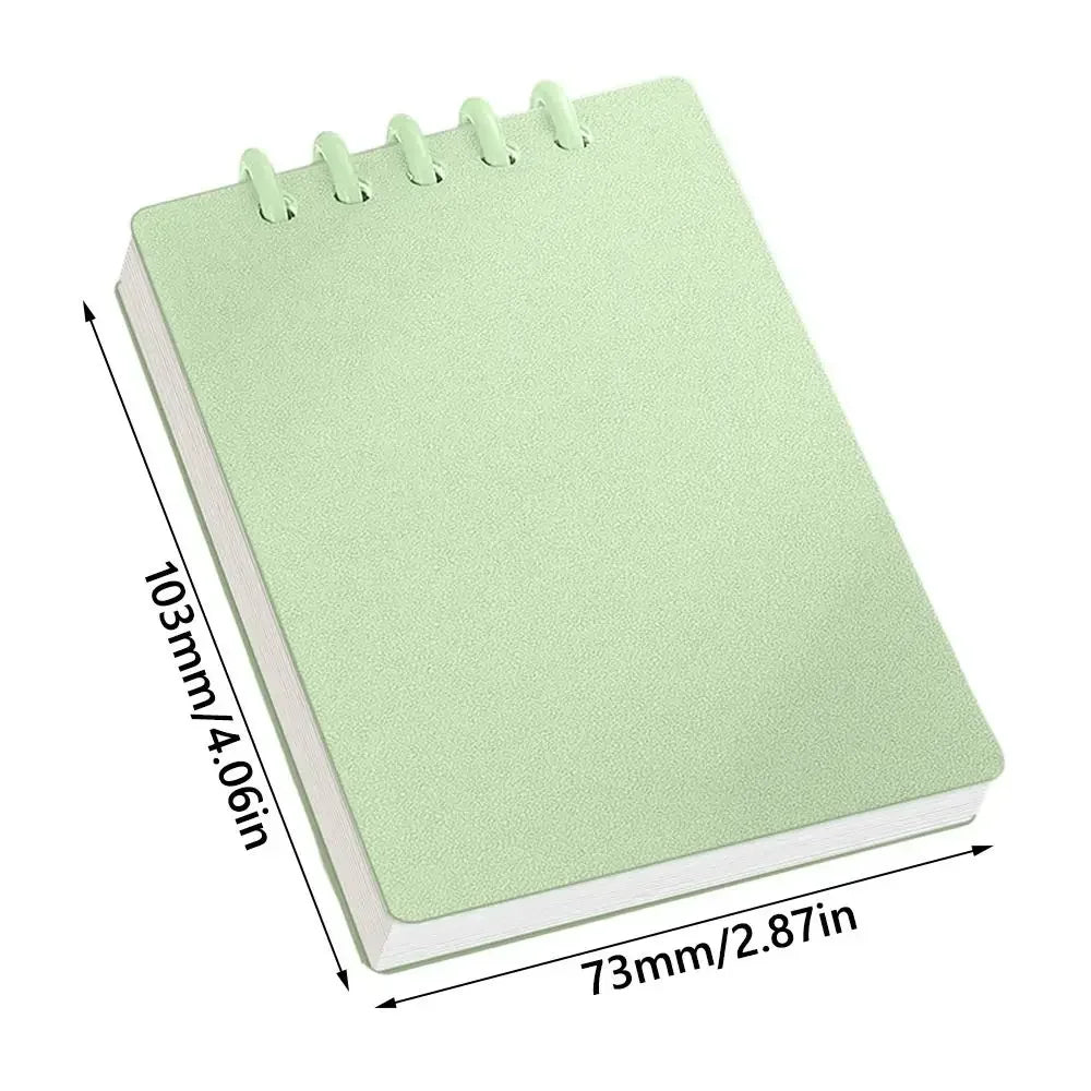 Mini Notebooks A7 Pocket Loose-leaf Square Notepad Horizontal Line