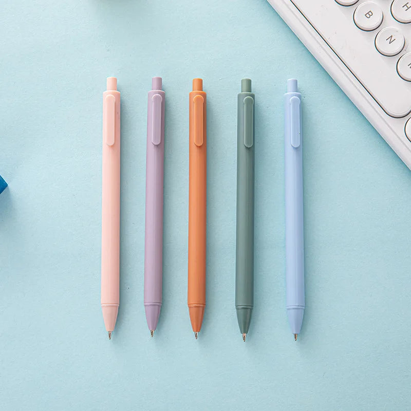 Ballpoint Pens 5 pcs Kawaii Pastel