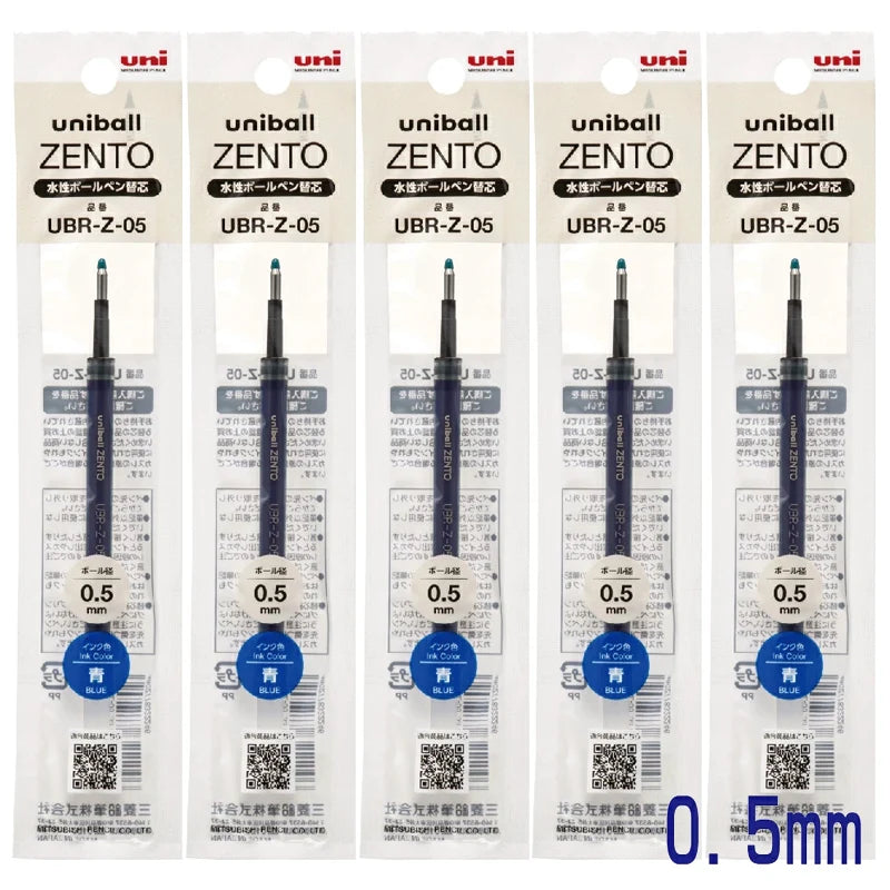 UNI-ball ZENTO Aluminum Grip Metal Pen,0.38/0.5mm With Original Refills