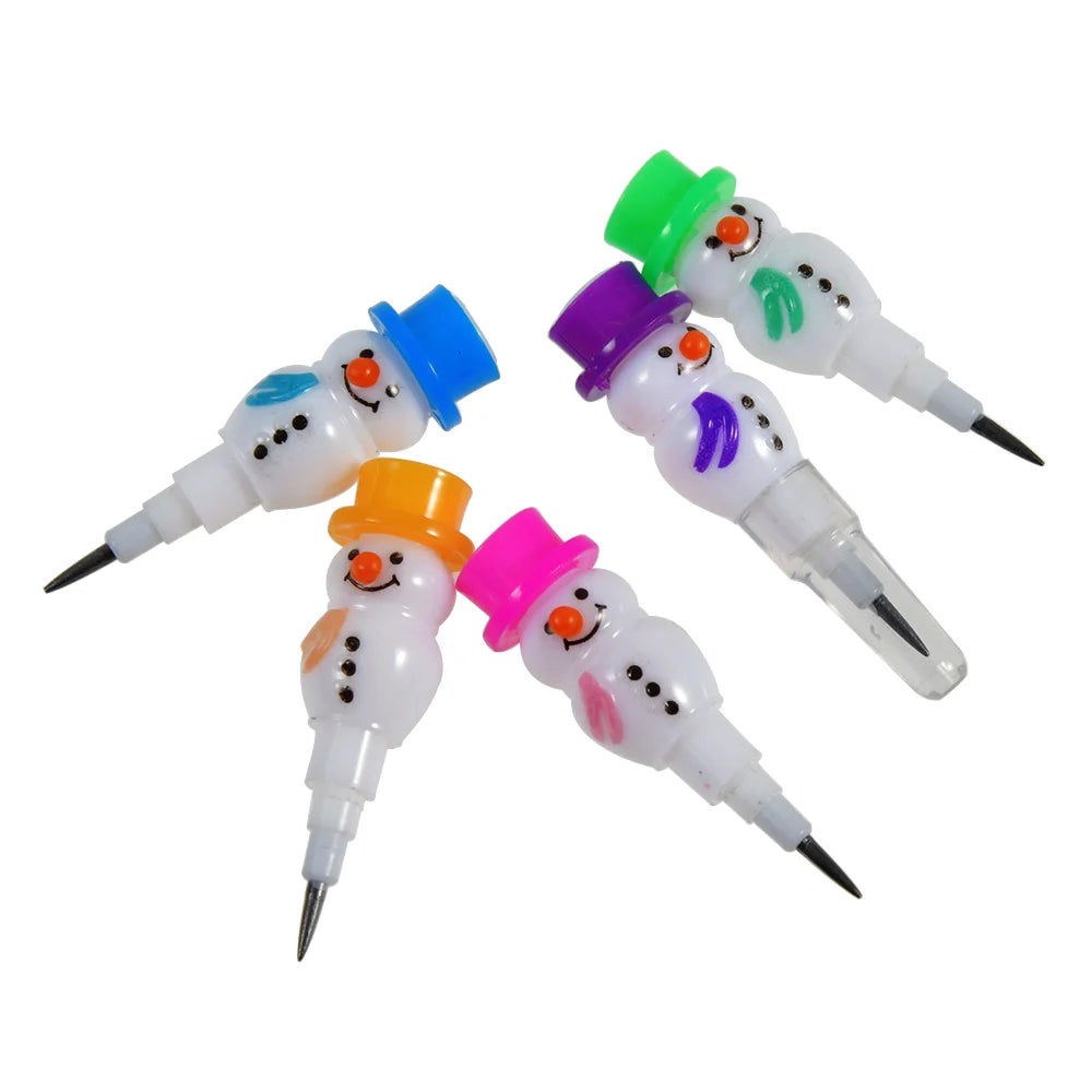 Detachable Pencils Christmas Snowman 9 pcs Kawaii