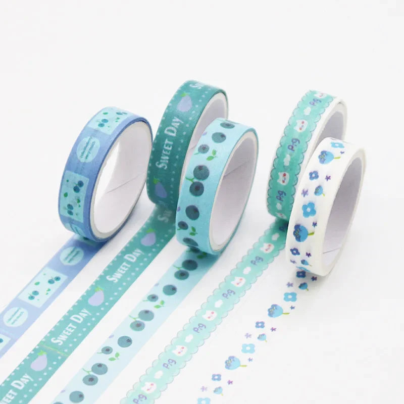 Washi Ribbon Set 4 pcs Japanese