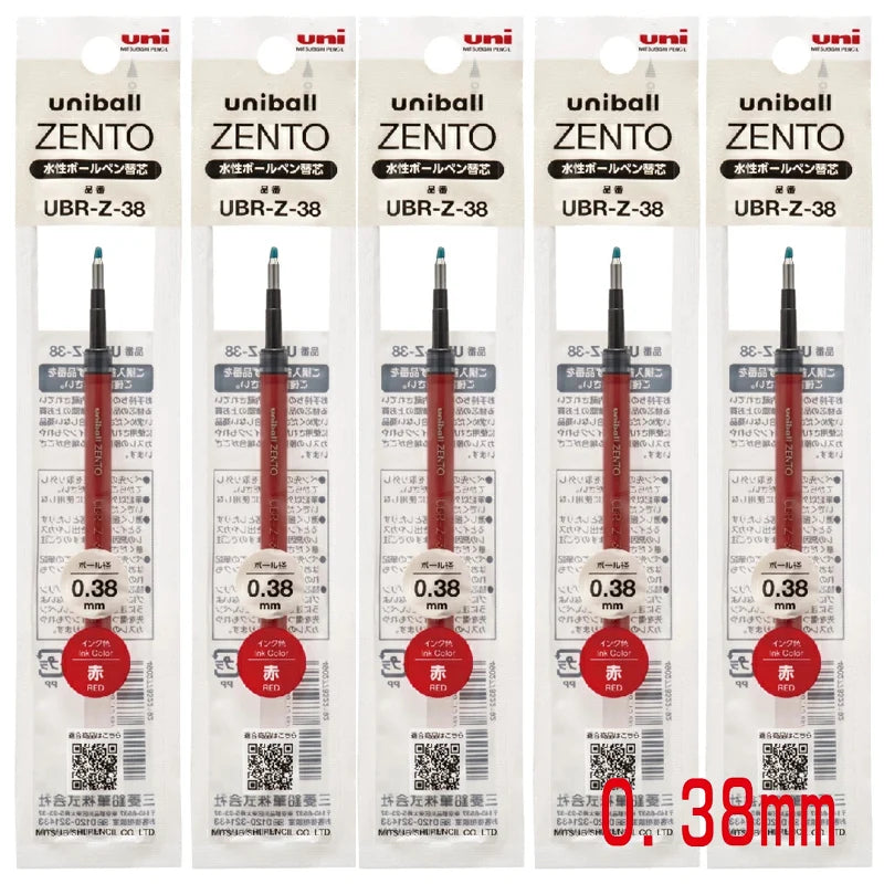 UNI-ball ZENTO Aluminum Grip Metal Pen,0.38/0.5mm With Original Refills