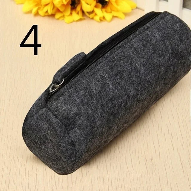 Felt Pencil Case Stationery Office