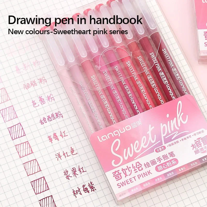 Gel Pen Set Kawaii Color 6/9pcs