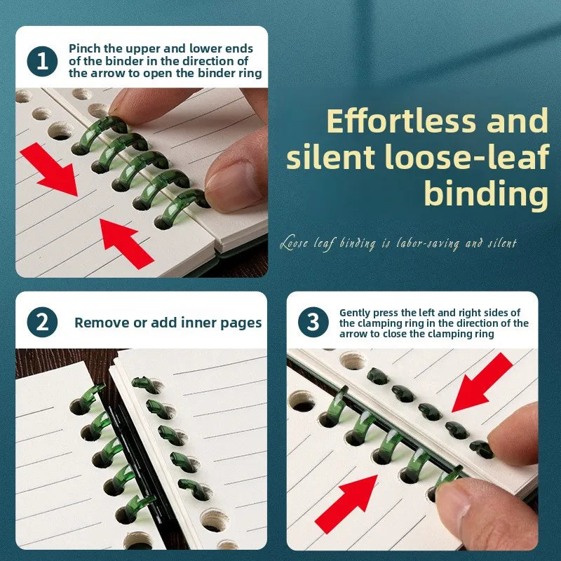 Notebook B5 Super-thick Detachable Sheets