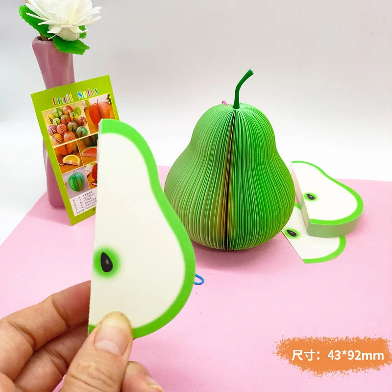 Sticky Notepads 125 Sheets Fruits Kawaii
