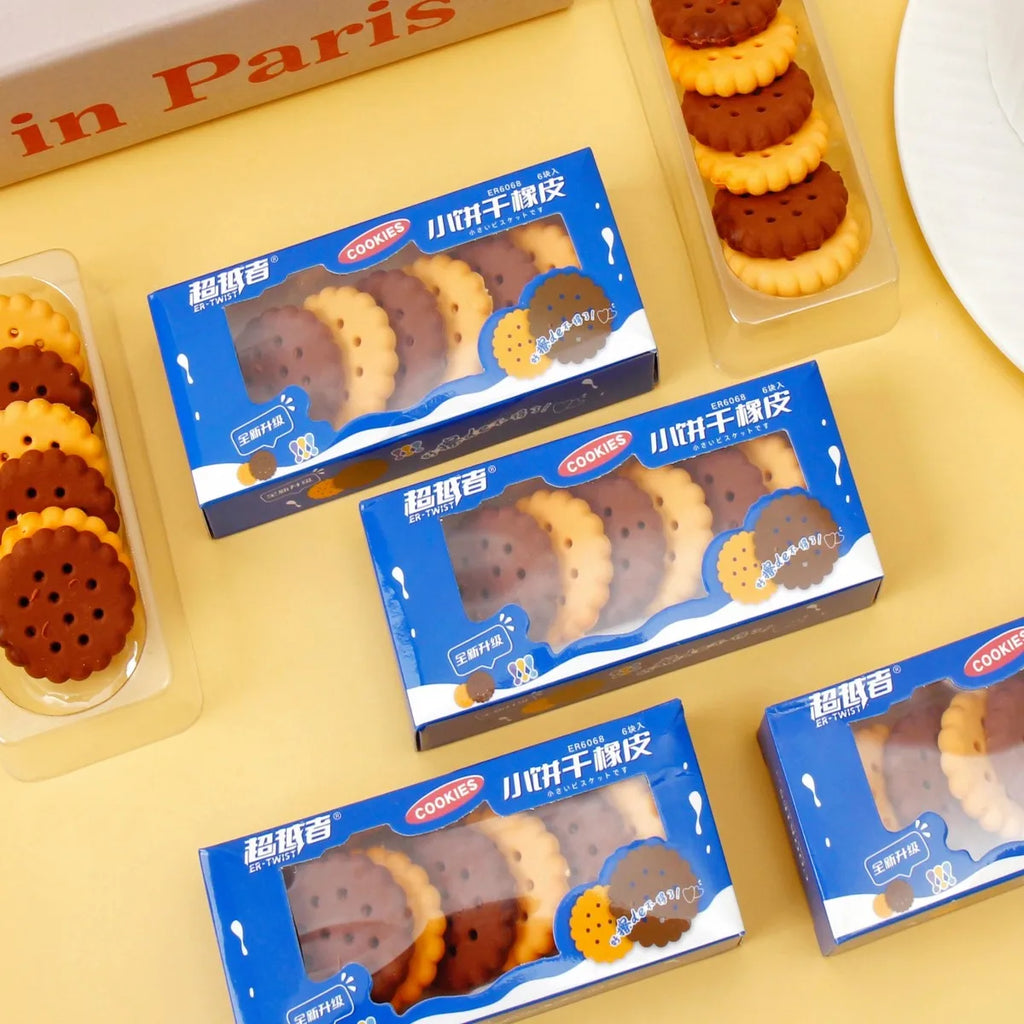 Eraser Cookie 1 box Fun Kawaii Gift