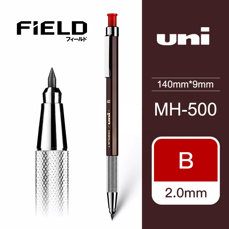 UNI Mitsubishi Mechanical Pencil 2.0mm MH-500 Low Center of Gravity