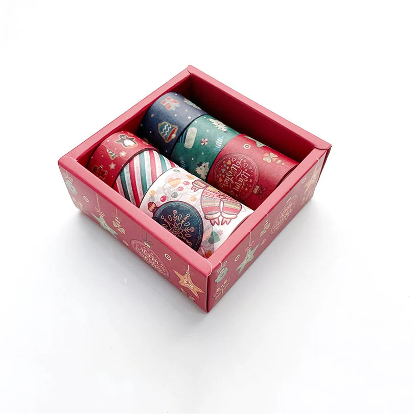 Washi Tape Christmas 6/8 pcs Japanese