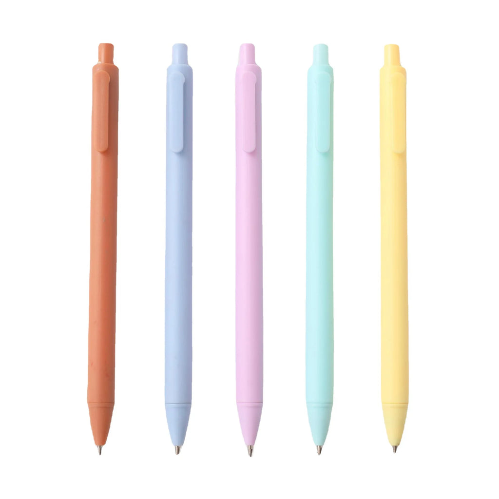 Ballpoint Pens 5 pcs Kawaii Pastel