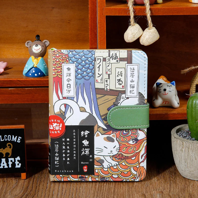 Notebook A6 Kawaii Cartoon Cat Japanese Art