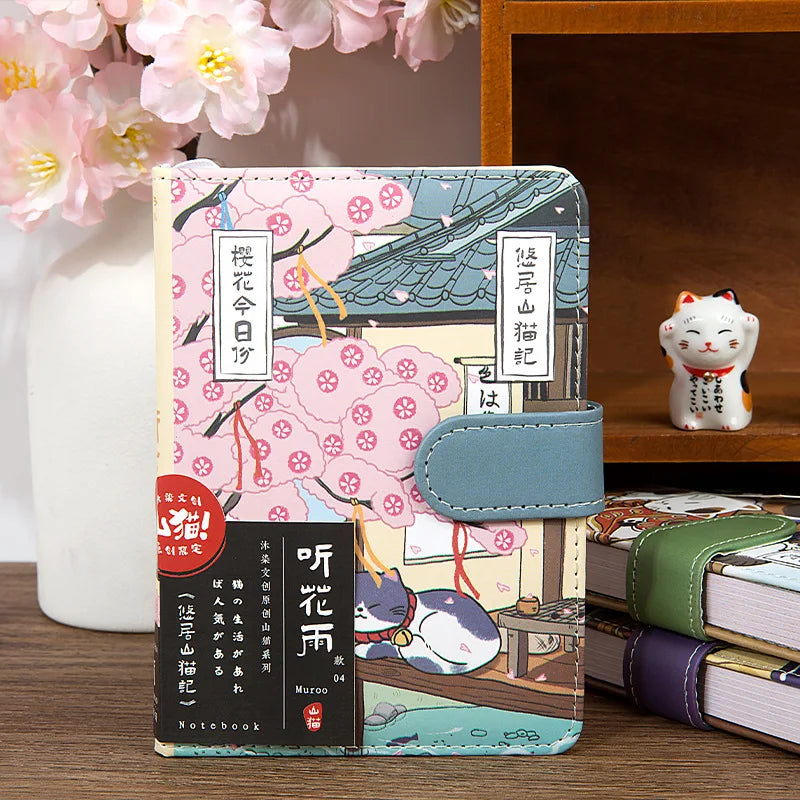 Notebook A6 Kawaii Cartoon Cat Japanese Art