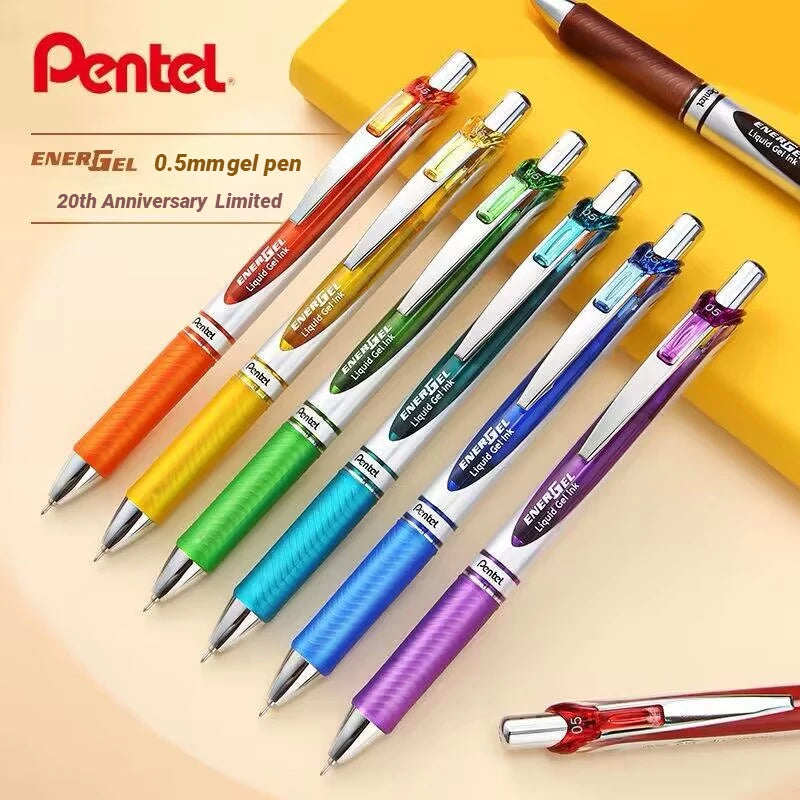 PENTEL  BLN75 Gel Pen 0.5mm 20th Anniversary Smooth And Quick-drying Press Water Pen Japanese