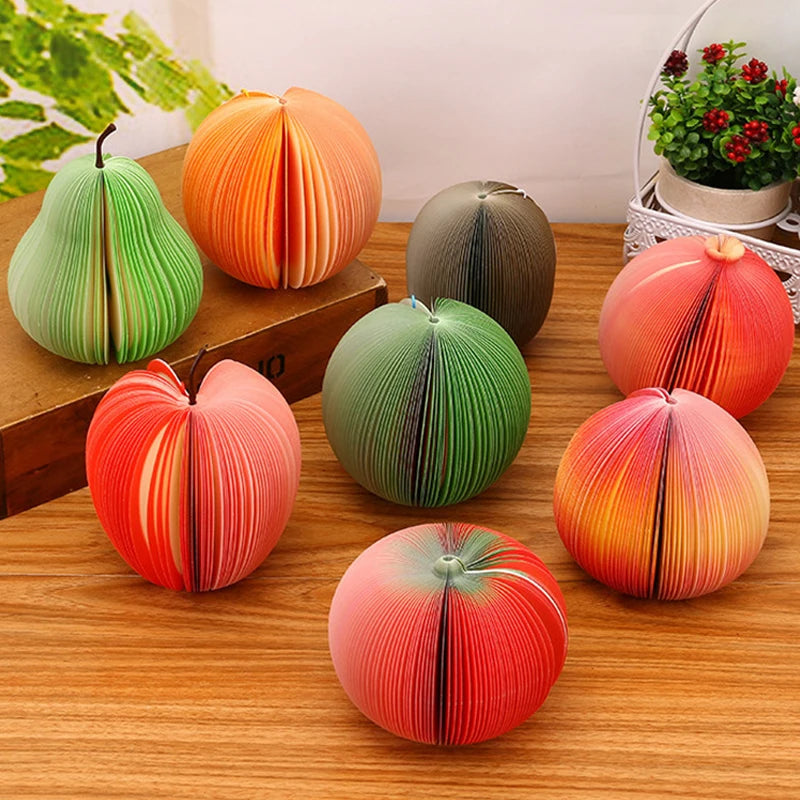 Sticky Notepads 125 Sheets Fruits Kawaii