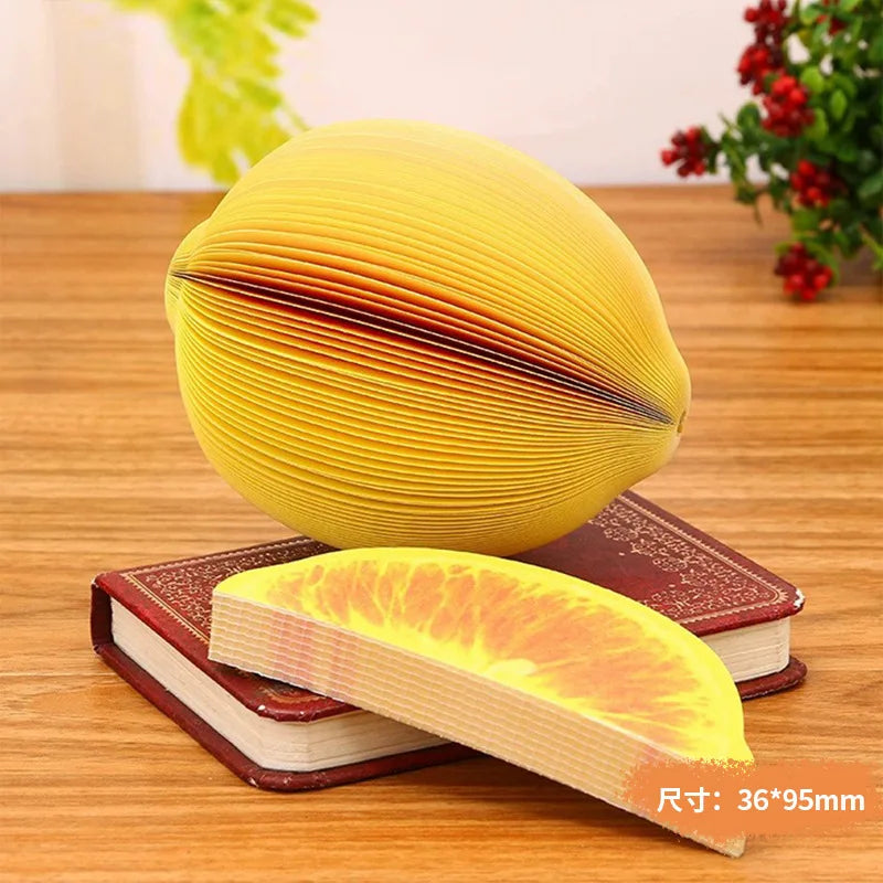 Sticky Notepads 125 Sheets Fruits Kawaii