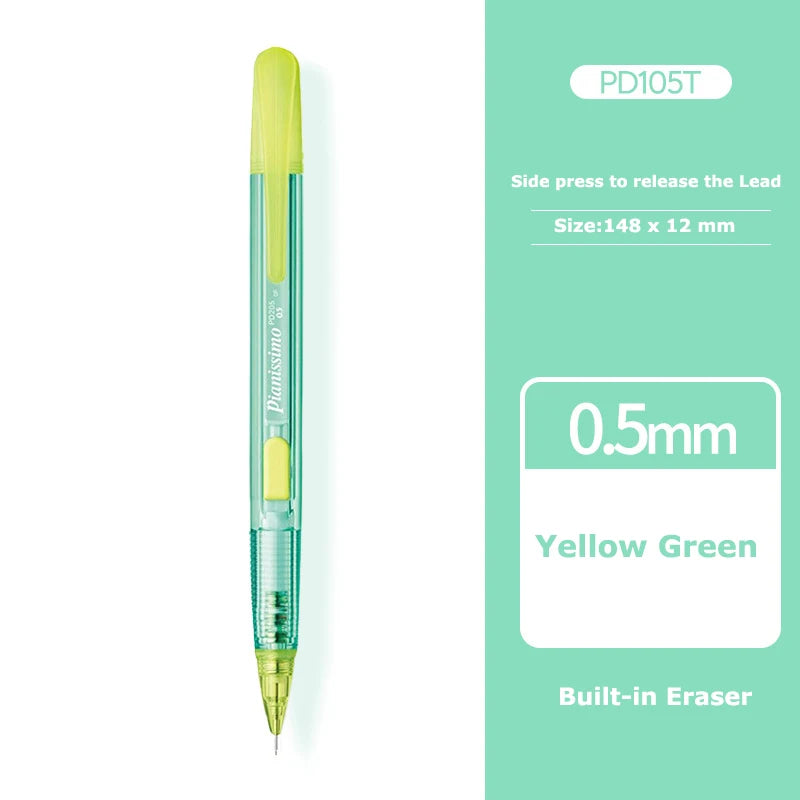 PENTEL Mechanical Pencil 0.5mm Transparent Anti Slip