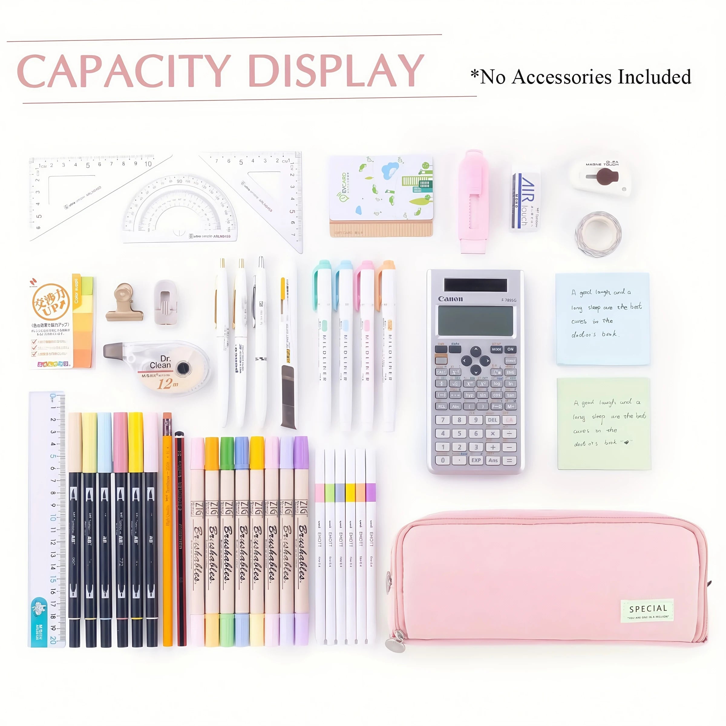 XL Pencil Case different colors durable material