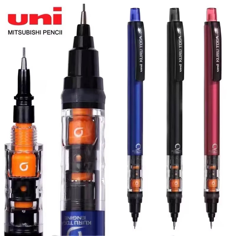 KURUTOGA Mechanical Pencil M5-452 Creative Writing Continuous Sketch 0.5Mm Lead Automatic Rotating Mechanical Pencil