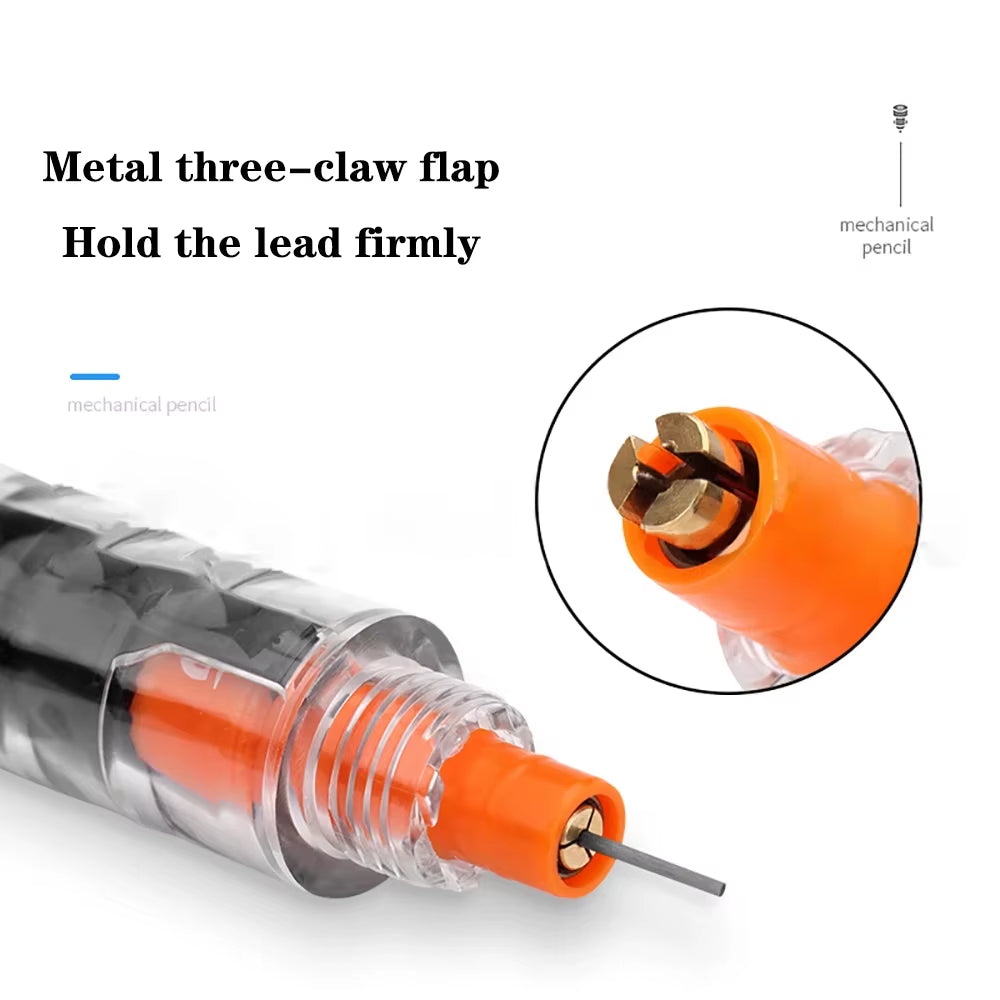 KURUTOGA Mechanical Pencil M5-452 Creative Writing Continuous Sketch 0.5Mm Lead Automatic Rotating Mechanical Pencil